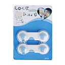 cara sonriente de puerta / ventana niños cerradura de seguridad banda (2-pack juego)