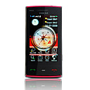 H600 Dual Card Dual Camera Quad Band with WIFI TV 3.0 Inch Flat Touch Screen Cell Phone Black (2GB TF Card)