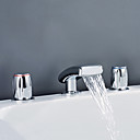 Badewanne Armaturen  /  Zwei Griffe  /  Wasserfall - MIFFLIN