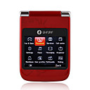 F1-Karte Dual Quad-Band Dual Screen QWERTY-Tastatur Immobilie bar Touchscreen Handy rot (2GB TF Karte) (sz05440599)