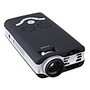 mostrar usb 1gb mini mp4 player levou 20lm projetor com TF slot de cartão (mov196-d)