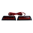 2 pezzi 6 led macchina rossa freno / coda lampada luce (12v, bt-502)