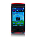 x6 quad-band doppia scheda dual noka java telecamera torcia elettrica bluetooth 3.0 pollici cellulare schermo nero (2GB TF card) (sz00510331)