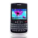 f070 tv wifi qwerty quad doble banda dual para tarjetas de la cámara de navegación del teclado del teléfono celular óptica llave de color negro (tarje