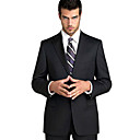 Single-Breasted 2 Button Side-vented Notch Lapel Wool Groom Wear/ Tuxedo/ Men's Suit Jacket and Pants(PMBZXZ0038)