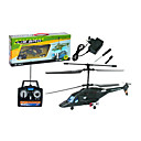 3CH RC helicóptero Apache de radio helicópteros de control remoto juguete de interior (negro) (yx02667k)