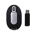 mini mouse óptico sem fio USB (preto)