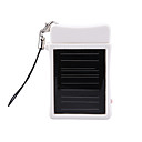 energia solar bateria externa recarregável 500mah para todos os iPod 2G/3G iphone / (branco)