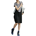 Cotton / 2-In-1 Style Short Sleeves Round Neckline Maternity Dress / Maternity Wear (FF-1801BE302-0736)