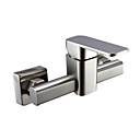 einzigen Handgriff Nickel gebürstet wandmontieren Badewanne Hahn (0913-B-3005)
