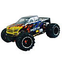 01h05 gaz 26cc e Chariot monstre tout-terrain jaune et bleu (tpgt-0550yb)