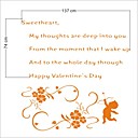 adesivo de parede decorativo amor verses5 (0565 -4655)