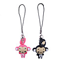 Cute Monkey Cell Phone Charm for Couple's