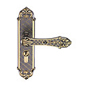 Archie Zinc Alloy Door Lever with Backplate (0950-AS2051-HC2171-02)