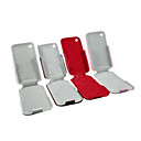 Funda de piel para el iPhone 3G/3GS - estilo de tapa (4 colores por paquete) (czah076)