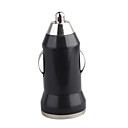 700mA Auto Zigarette USB-Adapter / Ladegerät (DC 12V/24V)-schwarz