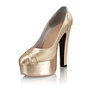 Top-Qualität Satin oberen High Heels geschlossenen Zehen Hochzeit Braut shoes.more Farben a r-008
