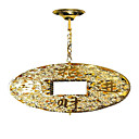 Electrophoresis Gold K9 Crystal 4-light Ceiling Light(0946-OL-488)