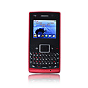d100 Dual-Quad-Band Dual-Kamera TV-Funktion QWERTY Tastatur Handy rot (2GB TF Karte) (sz04581490)
