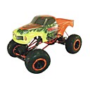 1/10ème sacle électrique alimenté orange chenilles hors route et jaune (tpet-1080t2oy)