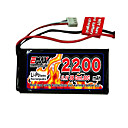 2200mAh 11.1v 30C emax 3S Li-polymère batterie avec connecteur T (ex0025)