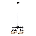 White 4-light Linear Hanging Lamp (0923-TF-P17)