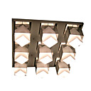 moderne ijzer roestvrij staal 9-light glazen plafond licht (0899-8015-9)