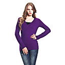 Langleine tiefen V-Ausschnitt mit langen Ärmeln grundlegende Kaschmirpullover / Frauen Kaschmirpullover (FF-c-bh0681014)