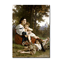 handgemaakte moeder en kinderen van William Adolphe Bouguereau (0192-ycf103608)