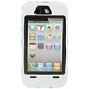 extra robusten Schutzschicht Auswirkungen Gehäuse Case + LCD Screen Protector für iPhone 4 (weiß)