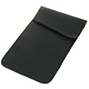Cell Phone Signal escudo / bloco bolsa de couro macio - preto