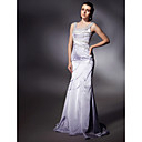 Satin Trumpet/ Mermaid Scoop Sweep/ Brush Train Evening Dress inspired by Natalie Imbruglia at Cannes Film Festival