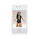 a668 dual della carta doppia telecamera del telefono cellulare touch screen bianco (2GB TF card) (sz09890057)