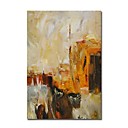 uitgerekt handgemaakte abstract schilderij (0192-ycf103836)