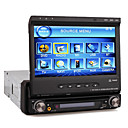 7 "motorizado pantalla táctil del coche 1-din dvd player desmontable-panel-RDS-ipod-bluetooth-tv (szc6163)