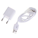 ultra-mini adattatore di alimentazione USB / caricabatteria con cavo usb per tutti 3G/3GS iPod / iPhone (hf256)