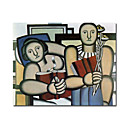 Stretched Handmade   La Lecture,c.1924  painting by Fernand Leger (0192-YCF104050)