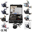 kit de tatouage pro 8 power tip canons aiguilles d'alimentation en encre la peau (ly307)