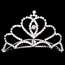 aleación preciosa con diamantes de imitación tiara de la boda checo