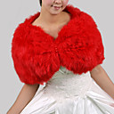 Sleeveless Faux Fur Bridal Wedding Jacket/ Wrap