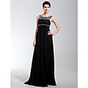 Empire Scoop Floor-length Chiffon Evening Dress