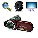 hd 1280 * 720 @ 30fps 5MP 8xdigital zoom digitale video camera met 2.7 "LCD-scherm tv-out functie (hd-c4)