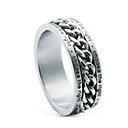 man voertuig wiel keten titanium stalen ring (1132-rss11)