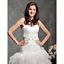 Elastic Satin Wedding/ Bridal With Flower Ribbon Sash