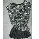 Zebra Patterns One-shoulder T-shirt / Women's T-shirts (FF-C-CC1287001)