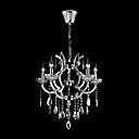 5-light Iron Chrome K9 Crystal Chandelier (0835-AD88307)