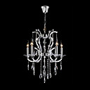 ferro cromo 5-luce k9 lampadario di cristallo (0.835-ad88309)