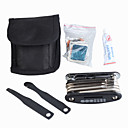 Bicycle Repair Tool + Puncture Repair Kit + Nylon Storage Pouch