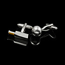 Irregular Zinc Alloy Cufflinks Groom Wear Accessories