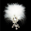 Gorgeous Feather With Rhinestones Bridal Headpiece